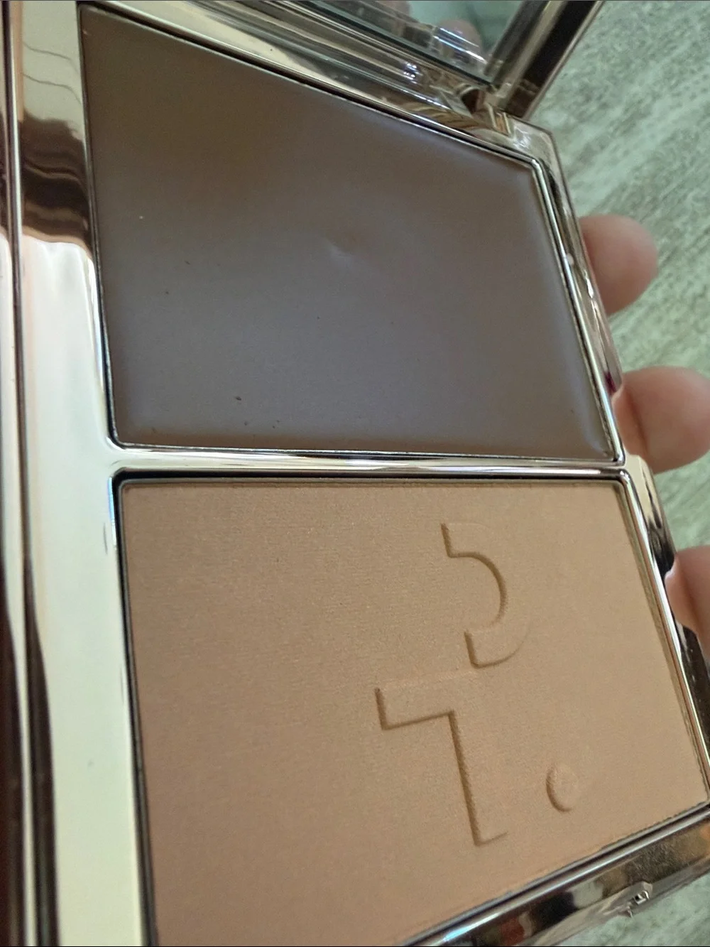Patrick Ta Dual Bronzer & Contour Compact — Tan and Deep Brown